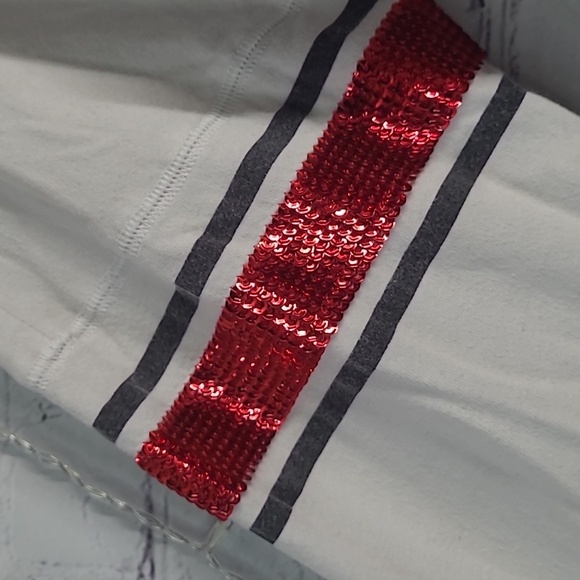 2015 Victoria's Secret PINK Sequins Louisville Cardinals Cards Long Sleeve Sz S - Picture 10 of 17